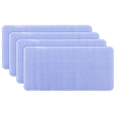 Kuber Industries Bath Mat | PVC Bathroom Mat | Shower Bath Mat | Floor Tub Mat | Bathroom Mud Mat | Anti-Skid Shower Bathroom Mat | L-YSD-C |Pack of 4|Sky Blue